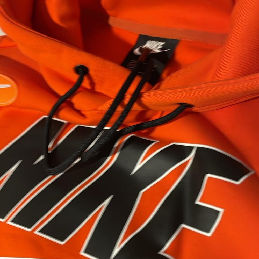 NIKE NSW Element Heavyweight Hoodie - Orange - Picture 6 of 7